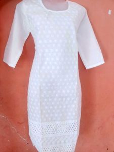 White Kurti