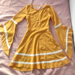 Mustard Flare Dress