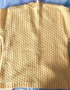 Yellow Knit Cardigan