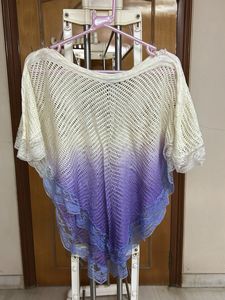 Ombre Crochet Knit Top