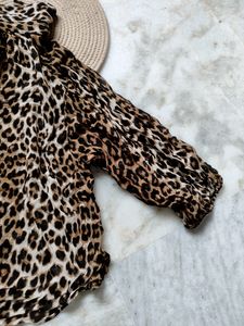 H&amp;M Animal Print Shirt