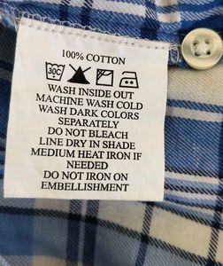 👕☁️DNMX Blue &amp; White Plaid Shirt