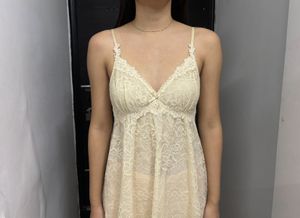 Creamy-Yellow Sleeveless Dress