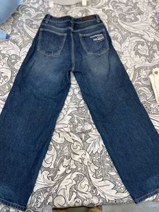 Wide Leg Denim Jeans