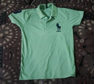 USPA Polo Shirt - Light Green Nom