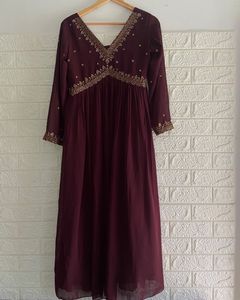 Designer Pleated Anarkali