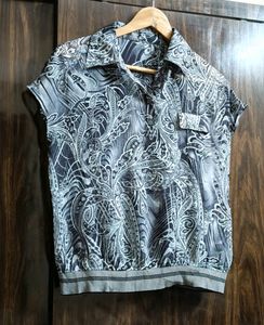 Semi Transparent Top For Girls