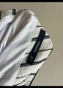 Striped Black And White Jumpsuit From Madame