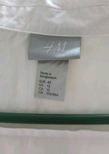 Chic H&amp;M White Puff Sleeve Shirt – EUR 42