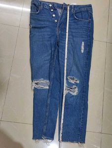 H&amp;M Distressed Denim Jeans