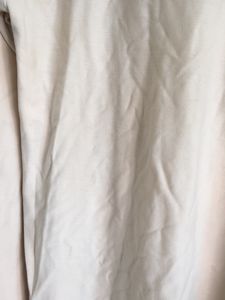 beige knitted Henley T-shirt size XL