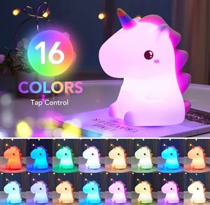 Cute Unicorn Silicon Multicolour Lamp Just For 999