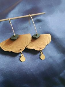 Dangling Wooden Earrings