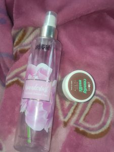 mNykaa Wanderlust Fragrance Mist+ Plum Lip Balm