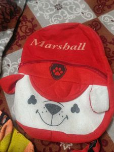 School Bag With Two Lunch Box And Water Bottle