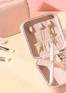 Pink Jewelry Travel Case