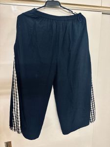 Gingham Trim Culottes