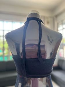 Black Halter Top