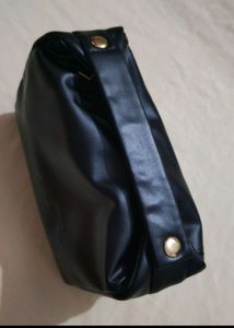 MAC Black Leather Bag