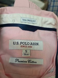 U.S. Polo Assn. Baby Pink Shirt