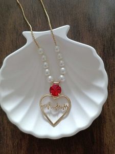 Heartbeat Necklace &amp; Earring Set
