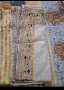 Lucknow Chikankari Kurta Dupatta Pant Set