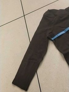 Brown Long Sleeve Top