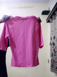 Pink 3/4 Sleeve Top