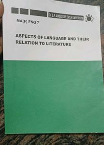 MA- English 2nd Year Books.