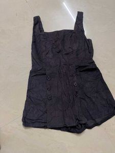 Cute Black Playsuit