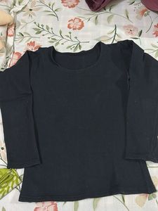 Black Long Sleeve Top