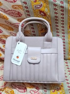 Orange Hand Bag. .