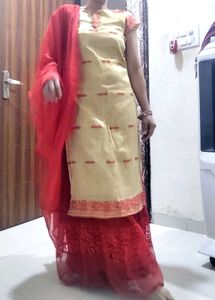 Beautiful Kurta With Skirt And Dupatta ❤️