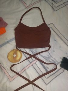 🤎BROWN BRALETTE TOP🤎