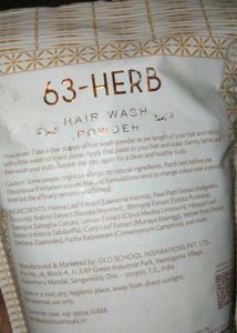 Old School 63-Herb Hair Wash Powder