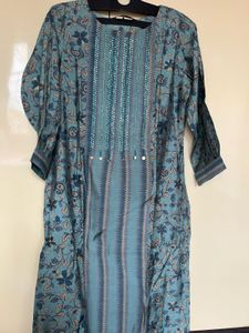Floral Print Kurti with Pant