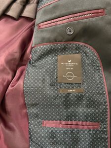 Blackberrys Coat Pant Set - Wine Colour