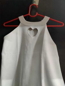 Cute Heart Cutout Tank Top