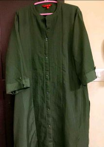 Ethnic Long Gown Peache Coloured