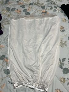 Chiffon Maxi White Skirt
