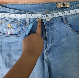 Burberry Embroidered Jeans