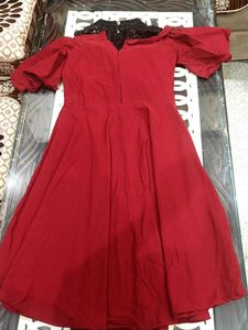 Mini Party Wear Dress With Sequin Work
