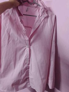 PINK CASUAL WEAR SHIRT