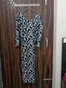 Floral Print Long Sleeve Dress