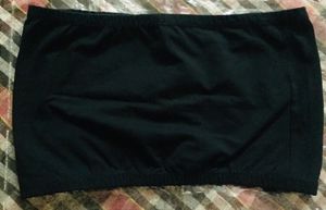 Black Strapless Top