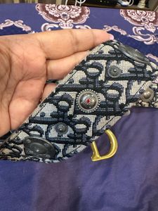 Christian Dior Oblique medium saddle