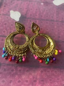 Stylish Gold Earrings