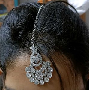 Sparkling Rhinestone AD Jewellery Set