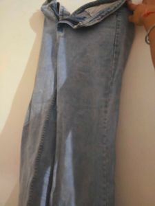Light Blue Denim Jeans Straight Fit