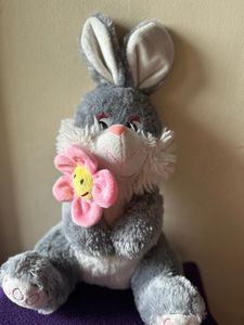 Pretty Bunny with Flower